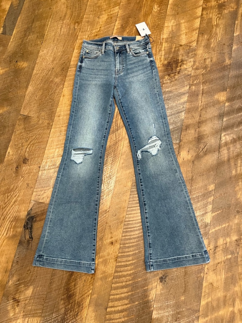 Women’s Distressed 7 dojo trouser Jeans